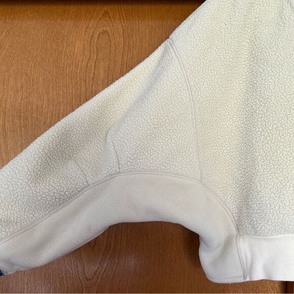 BDG Urban Outfitters Collins Fleece Pullover Sweatshirt Teddy Varsity Preppy XL - Picture 4 of 10